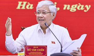Chủ tịch Đỗ Văn Chiến chủ trì Phiên họp thứ nhất Tiểu ban văn kiện Đại hội đại biểu Đảng bộ MTTQ, các đoàn thể Trung ương