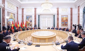 Tổng Bí thư Tô Lâm hội đàm với Tổng thống Belarus Aleksandr Lukashenko