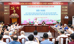 Lan tỏa tinh thần tham gia sửa đổi Hiến pháp tới các hội viên, đoàn viên và tới toàn thể Nhân dân