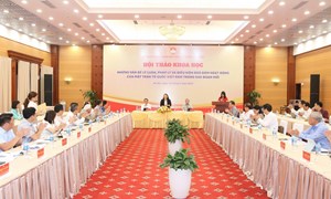 Hội thảo khoa học “Những vấn đề lý luận, pháp lý và bảo đảm điều kiện hoạt động của MTTQ Việt Nam trong giai đoạn mới”