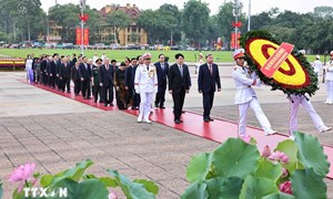 Lãnh đạo Đảng, Nhà nước vào Lăng viếng Bác