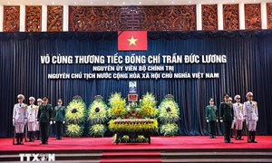Cử hành trọng thể Lễ Quốc tang nguyên Chủ tịch nước Trần Đức Lương