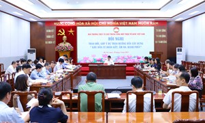 Bàn giải pháp xây dựng tiêu chí “Khu dân cư đoàn kết, ấm no, hạnh phúc”