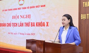 Ủy ban Trung ương MTTQ Việt Nam ban hành Hướng dẫn thực hiện sắp xếp tổ chức bộ máy MTTQ Việt Nam, các tổ chức chính trị - xã hội cấp tỉnh, cấp xã