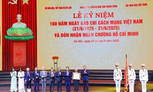 Lễ kỷ niệm trọng thể 100 năm Ngày Báo chí Cách mạng Việt Nam