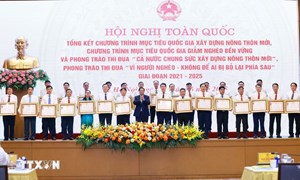Thủ tướng Phạm Minh Chính: Các chương trình, phong trào phải để người dân cảm nhận và thụ hưởng thành quả thực