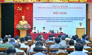 Thực hiện đồng bộ chủ trương tinh gọn bộ máy với chuyển đổi số liên thông, đồng bộ