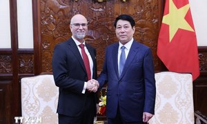 Chủ tịch nước Lương Cường tiếp Đại sứ Canada và Iran