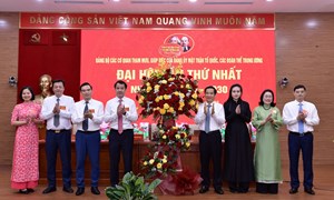 Đại hội Đảng bộ các cơ quan tham mưu, giúp việc của Đảng ủy MTTQ, các đoàn thể Trung ương lần thứ nhất, nhiệm kỳ 2025-2030