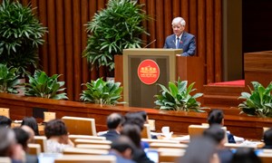 Thông qua Luật sửa đổi, bổ sung một số điều của Luật Mặt trận Tổ quốc Việt Nam, Luật Công đoàn, Luật Thanh niên và Luật Thực hiện dân chủ ở cơ sở