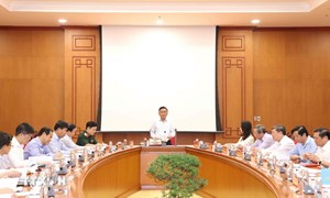 Thường trực Ban Bí thư chủ trì giao ban với các ban đảng, 4 văn phòng, đảng ủy, cơ quan, đoàn thể Trung ương 