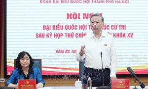 Tổng Bí thư Tô Lâm tiếp xúc cử tri Hà Nội sau Kỳ họp thứ 9, Quốc hội khóa XV