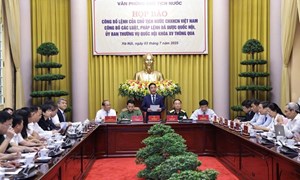 Công bố Lệnh của Chủ tịch nước về 15 luật, 1 pháp lệnh vừa được thông qua 