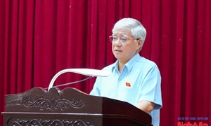 Chủ tịch Đỗ Văn Chiến tiếp xúc cử tri tại Nghệ An sau Kỳ họp thứ 9, Quốc hội khóa XV 