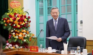 Tổng Bí thư Tô Lâm: Trước hết phải đúng vai, thuộc bài và khép mình trong một tổ chức