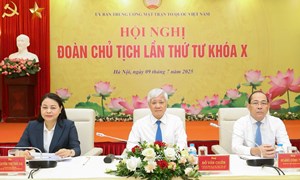 Hội nghị Đoàn Chủ tịch Ủy ban Trung ương MTTQ Việt Nam lần thứ tư, khóa X, nhiệm kỳ 2024-2029