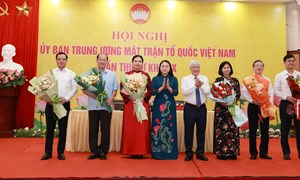 Hiệp thương cử 6 vị Ủy viên Đoàn Chủ tịch giữ chức Phó Chủ tịch Ủy ban Trung ương MTTQ Việt Nam khóa X