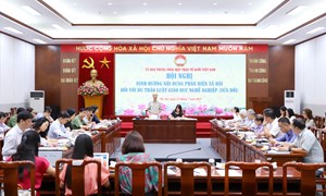 Ủy ban Trung ương MTTQ Việt Nam tổ chức Hội nghị định hướng nội dung phản biện xã hội đối với dự thảo Luật giáo dục nghề nghiệp (sửa đổi)
