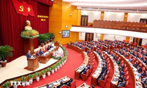 Thông cáo báo chí ngày làm việc thứ nhất Hội nghị Trung ương 12