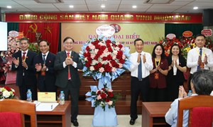 Phó Bí thư Đảng ủy MTTQ, các đoàn thể Trung ương Nguyễn Thái Học dự Đại hội Đảng bộ Liên hiệp các Hội Khoa học và Kỹ thuật Việt Nam