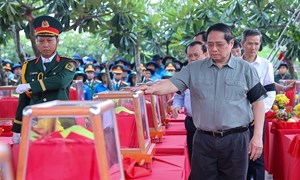Thủ tướng: 'Tiếp tục làm hết sức mình để không một liệt sĩ nào bị lãng quên'