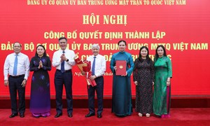 Hội nghị công bố Quyết định thành lập Đảng bộ Cơ quan Ủy ban Trung ương MTTQ Việt Nam và các tổ chức Đảng trực thuộc