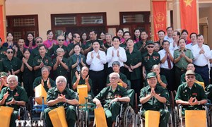 Chủ tịch nước Lương Cường: Chính sách ưu đãi người có công là nhiệm vụ thường xuyên, lâu dài