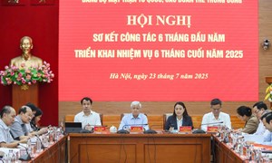 Đảng bộ Mặt trận Tổ quốc, các đoàn thể Trung ương tổ chức Hội nghị sơ kết công tác 6 tháng đầu năm, triển khai nhiệm vụ 6 tháng cuối năm 2025