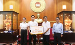 Góp thêm nguồn lực giúp nhân dân tỉnh Nghệ An khắc phục khó khăn khi cơn bão đi qua