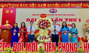 Đại hội Đảng bộ MTTQ Việt Nam tỉnh Cao Bằng lần thứ I, nhiệm kỳ 2025 - 2030 