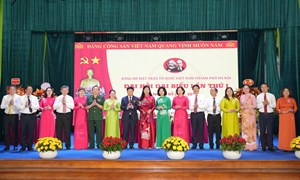 Đại hội đại biểu Đảng bộ Mặt trận Tổ quốc Việt Nam thành phố Hà Nội lần thứ I, nhiệm kỳ 2025-2030