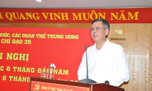“Mỗi đảng viên, cán bộ, đoàn viên, hội viên trong hệ thống Đảng uỷ là một chiến sĩ bảo vệ nền tảng tư tưởng của Đảng”