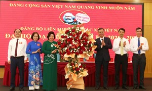 Phó Bí thư Đảng ủy MTTQ, các đoàn thể Trung ương Trần Thắng dự Đại hội Đảng bộ Liên minh Hợp tác xã Việt Nam nhiệm kỳ 2025-2030