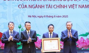 Tổng Bí thư Tô Lâm dự Lễ Kỷ niệm 80 năm Ngày truyền thống ngành Tài chính và đón nhận Huân chương Độc lập hạng Nhất