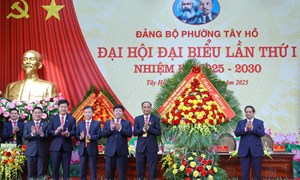 Thủ tướng: Xây dựng phường Tây Hồ kiểu mẫu, đi đầu, đặt mục tiêu đột phá cao hơn mặt bằng chung