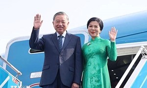 Tổng Bí thư Tô Lâm và Phu nhân lên đường thăm cấp Nhà nước Đại Hàn Dân Quốc