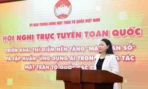 Chuyển đổi số để hoạt động của Mặt trận đáp ứng yêu cầu tổ chức bộ máy theo mô hình mới 