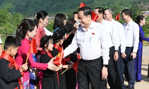 Chủ tịch Quốc hội Trần Thanh Mẫn dự Lễ khánh thành công trình Nhà tưởng niệm Chủ tịch Tôn Đức Thắng tại Tuyên Quang