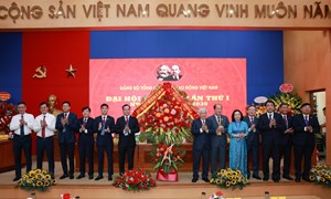 Đồng chí Đỗ Văn Chiến dự Đại hội đại biểu Đảng bộ Tổng Liên đoàn Lao động Việt Nam lần thứ I, nhiệm kỳ 2025-2030