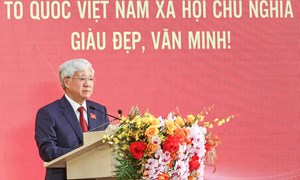 Dám nghĩ, dám làm, vượt qua chính mình vươn lên hoàn thành tốt nhiệm vụ, góp phần thực hiện thắng lợi Nghị quyết của Đại hội đã đề ra 