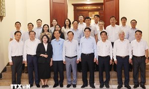 Chủ tịch nước Lương Cường chủ trì làm việc với Ban Thường vụ Tỉnh ủy Cao Bằng và Thành ủy Huế