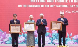 Chủ tịch Đỗ Văn Chiến gặp mặt tri ân bạn bè quốc tế nhân dịp kỷ niệm 80 năm Quốc khánh nước Cộng hòa xã hội chủ nghĩa Việt Nam