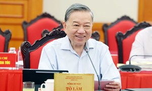 Bộ Chính trị làm việc với Ban Thường vụ Đảng ủy Chính phủ