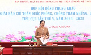 91 tác phẩm vào Chung khảo Giải báo chí toàn quốc phòng, chống tham nhũng, lãng phí, tiêu cực lần thứ V, năm 2024-2025
