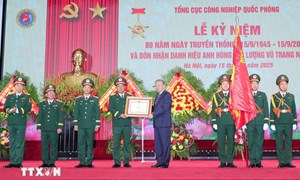 Tổng Bí thư dự kỷ niệm 80 năm Ngày truyền thống Tổng cục Công nghiệp Quốc phòng 