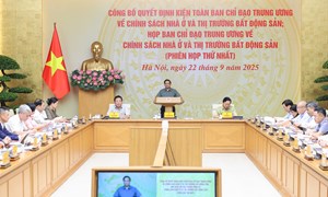 Thủ tướng: Tăng nguồn cung, giảm chi phí, đưa giá bất động sản về mức phù hợp
