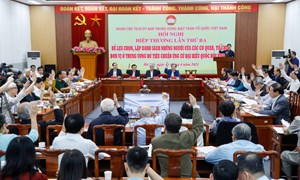 Hướng dẫn của Ủy ban Trung ương MTTQ Việt Nam về tuyên truyền cuộc bầu cử đại biểu Quốc hội khóa XVI và bầu cử đại biểu HĐND các cấp nhiệm kỳ 2026 - 2031