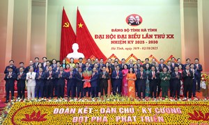 Đại hội đại biểu Đảng bộ tỉnh Hà Tĩnh: Khai thác tiềm năng, huy động mọi nguồn lực, đưa Hà Tĩnh phát triển nhanh và bền vững