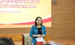 Cập nhật hệ thống dữ liệu về khu dân cư để hoạt động của Mặt trận gần dân, sát dân và đáp ứng yêu cầu nhiệm vụ trong giai đoạn hiện nay