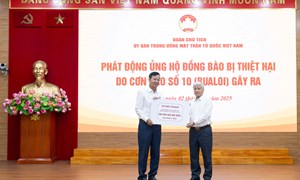 Thông tin số tài khoản tiếp nhận ủng hộ đồng bào bị thiệt hại do cơn bão số 10 (Bualoi) gây ra